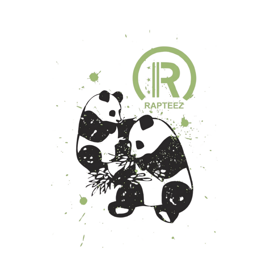 Rapteez Panda Crop Tee | White