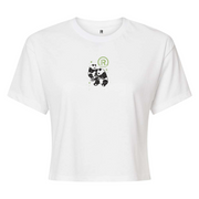 Rapteez Panda Crop Tee | White