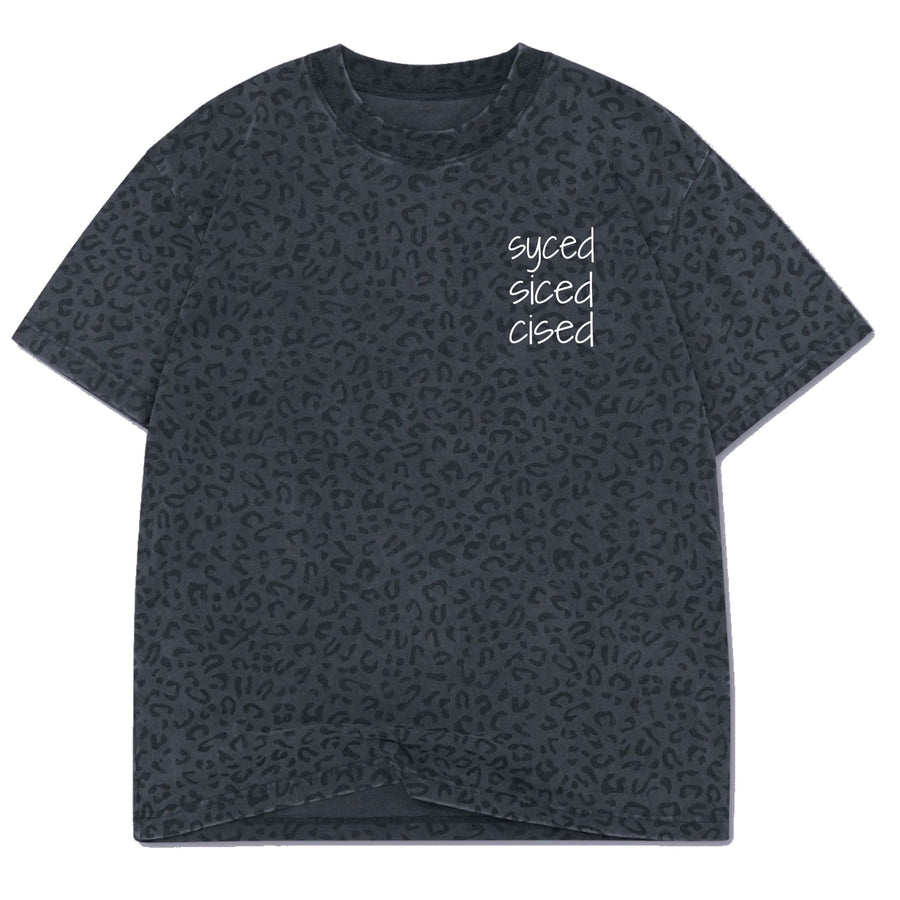 Syced Heavyweight Tee | Leopard