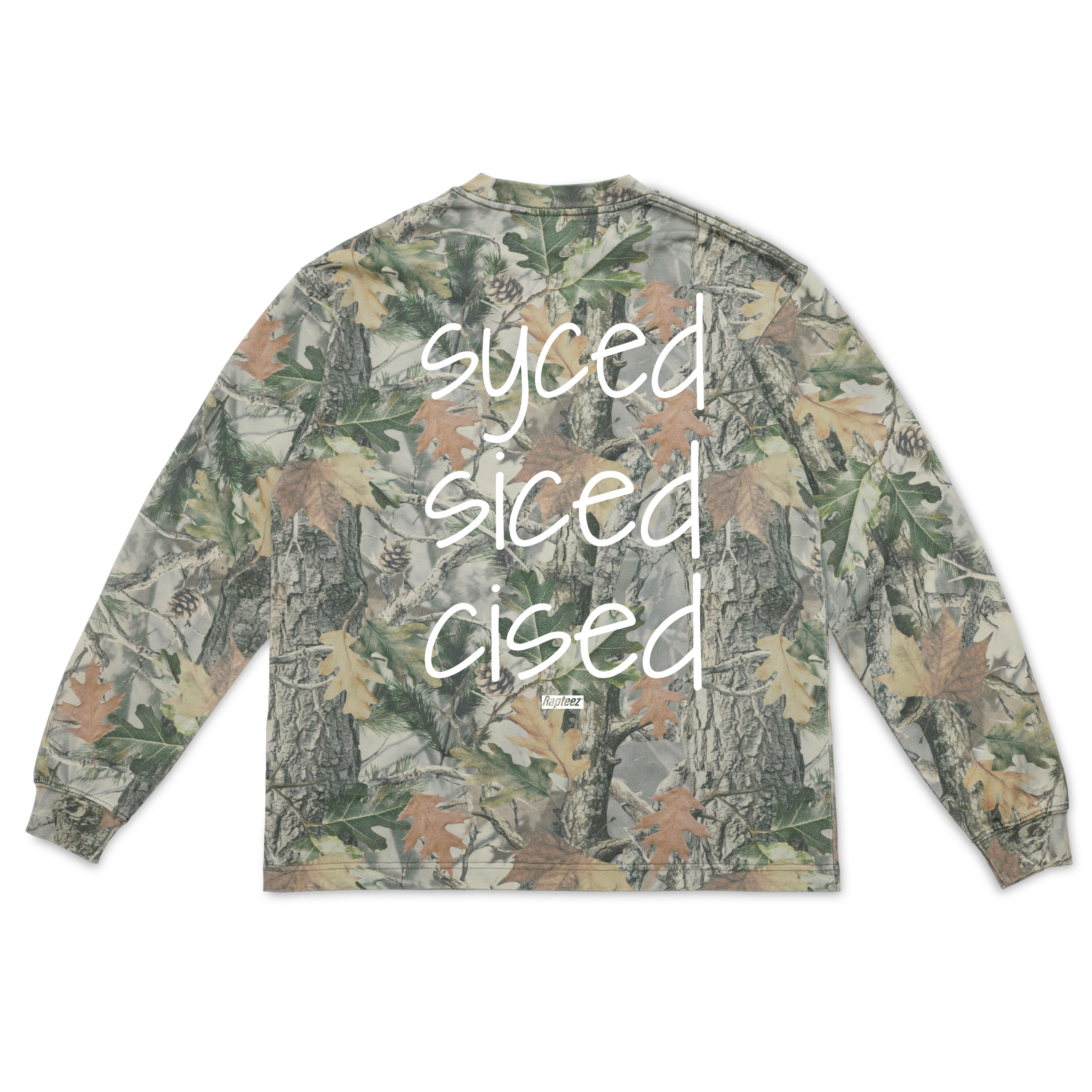 Syced Siced Cised Heavyweight Camo L/S Tee | Tree