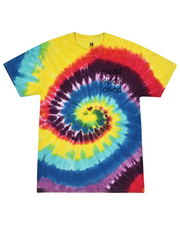 Syced Siced Cised Tie-Dye Tee | Rainbow