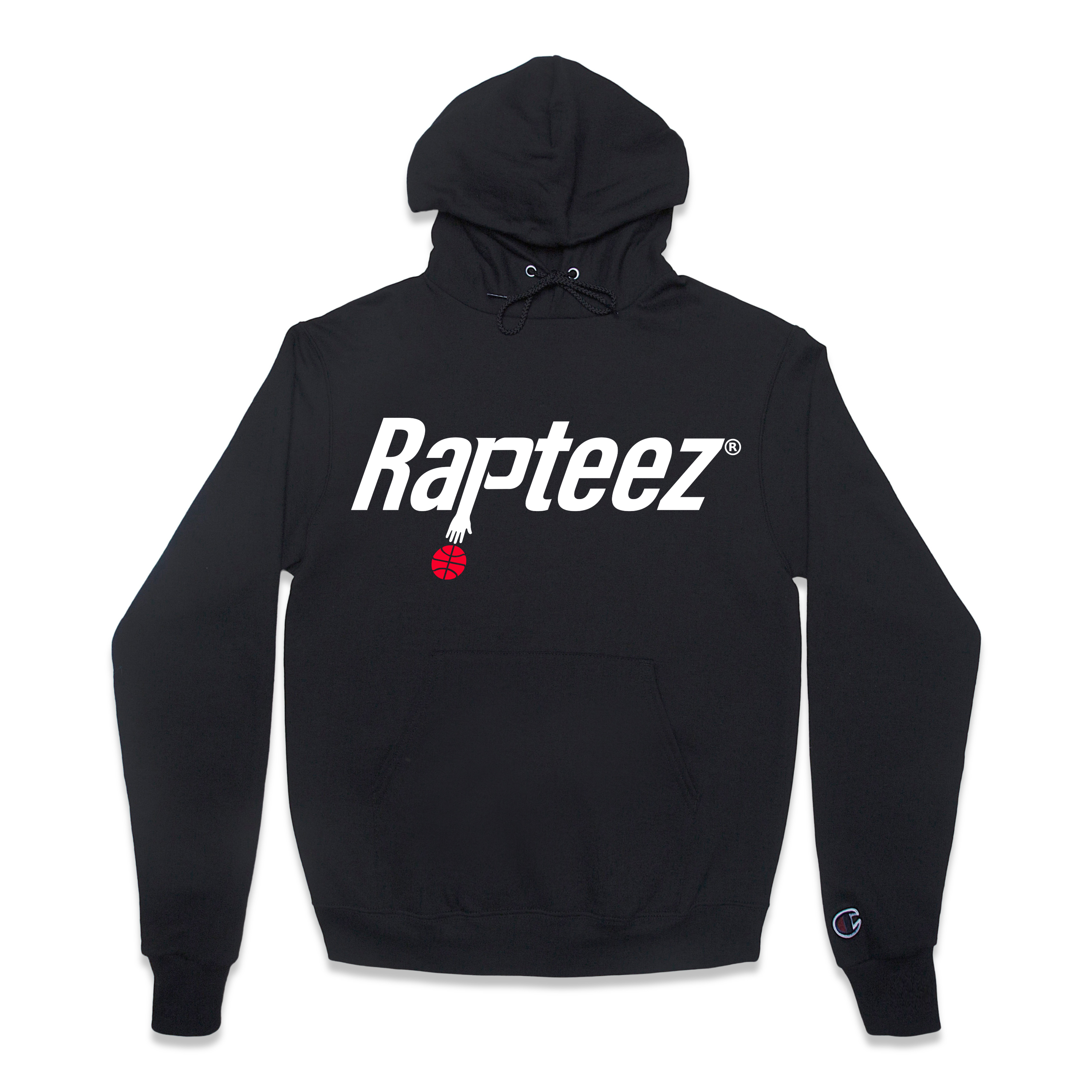 Rapteez® Logo Ballin Champion® Hoodie | Black