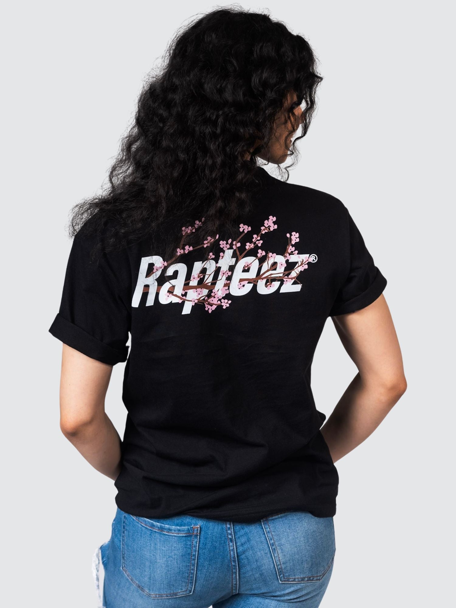 Rapteez® Cherry Blossom Logo Tee | Black