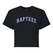 Rapteez Collegiate Crop Tee | Black