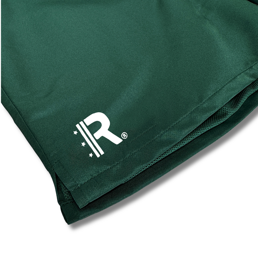 Rapteez Motion Nylon Shorts | Forest Green