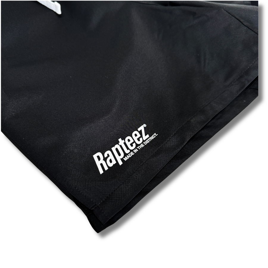 Rapteez MID Nylon Shorts | Black