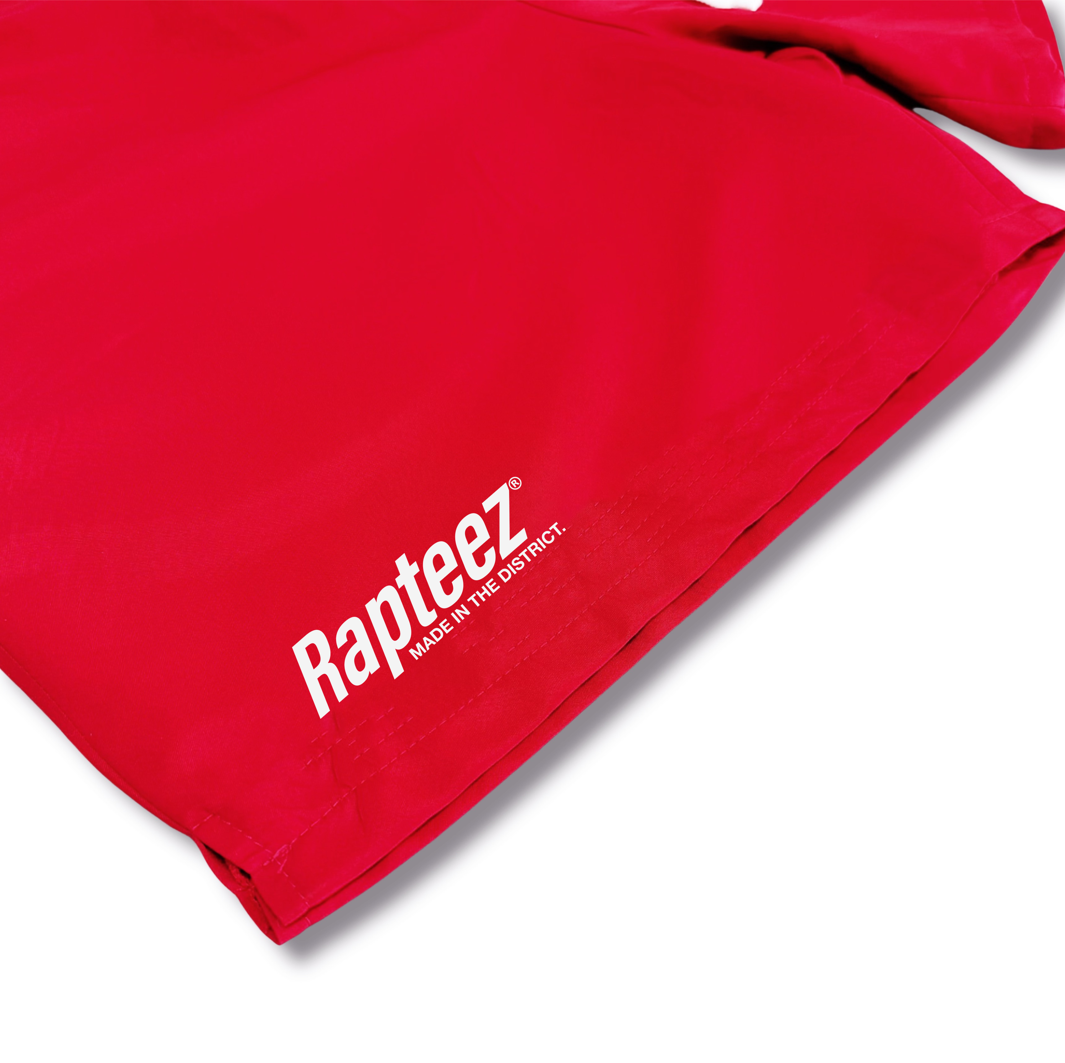 Rapteez MID Nylon Shorts | Red
