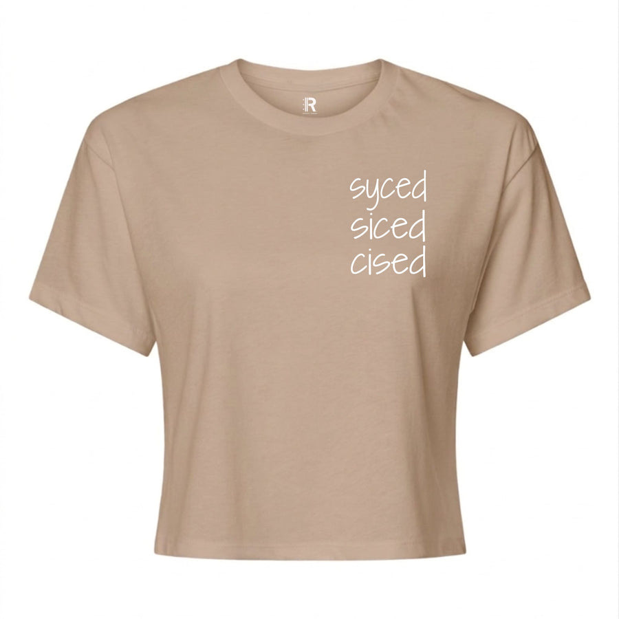 Syced Crop Tee | Tan