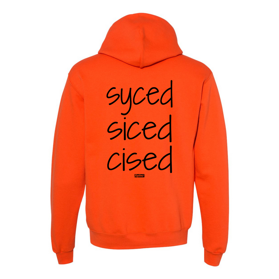 Syced Siced Cised Champion® Hoodie | Orange