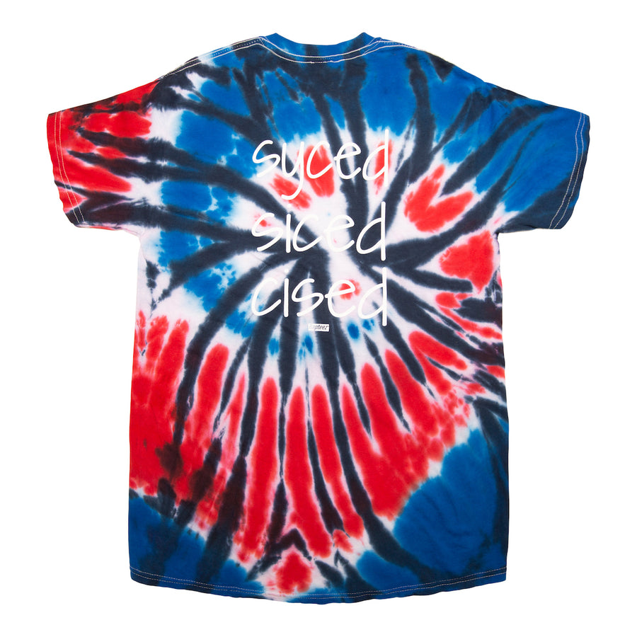 Syced Siced Cised Tie-Dye Tee | Firecracker