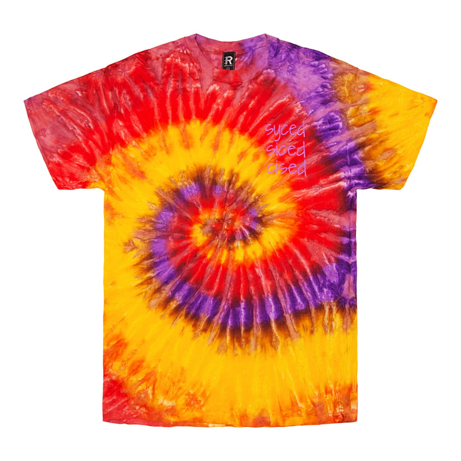 Syced Siced Cised Tie-Dye Tee | Starburst