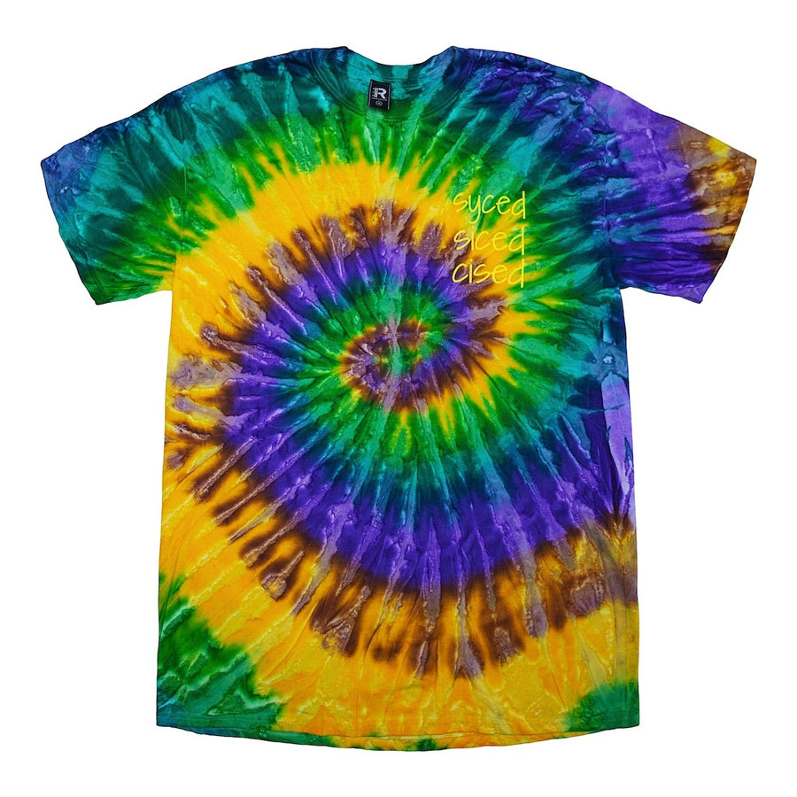 Syced Siced Cised Tie-Dye Tee | Lemon Lime