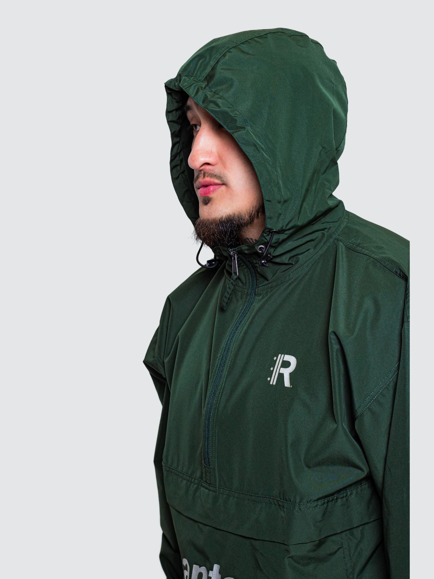 Rapteez® Logo Champion® Anorak Jacket | Forest Green