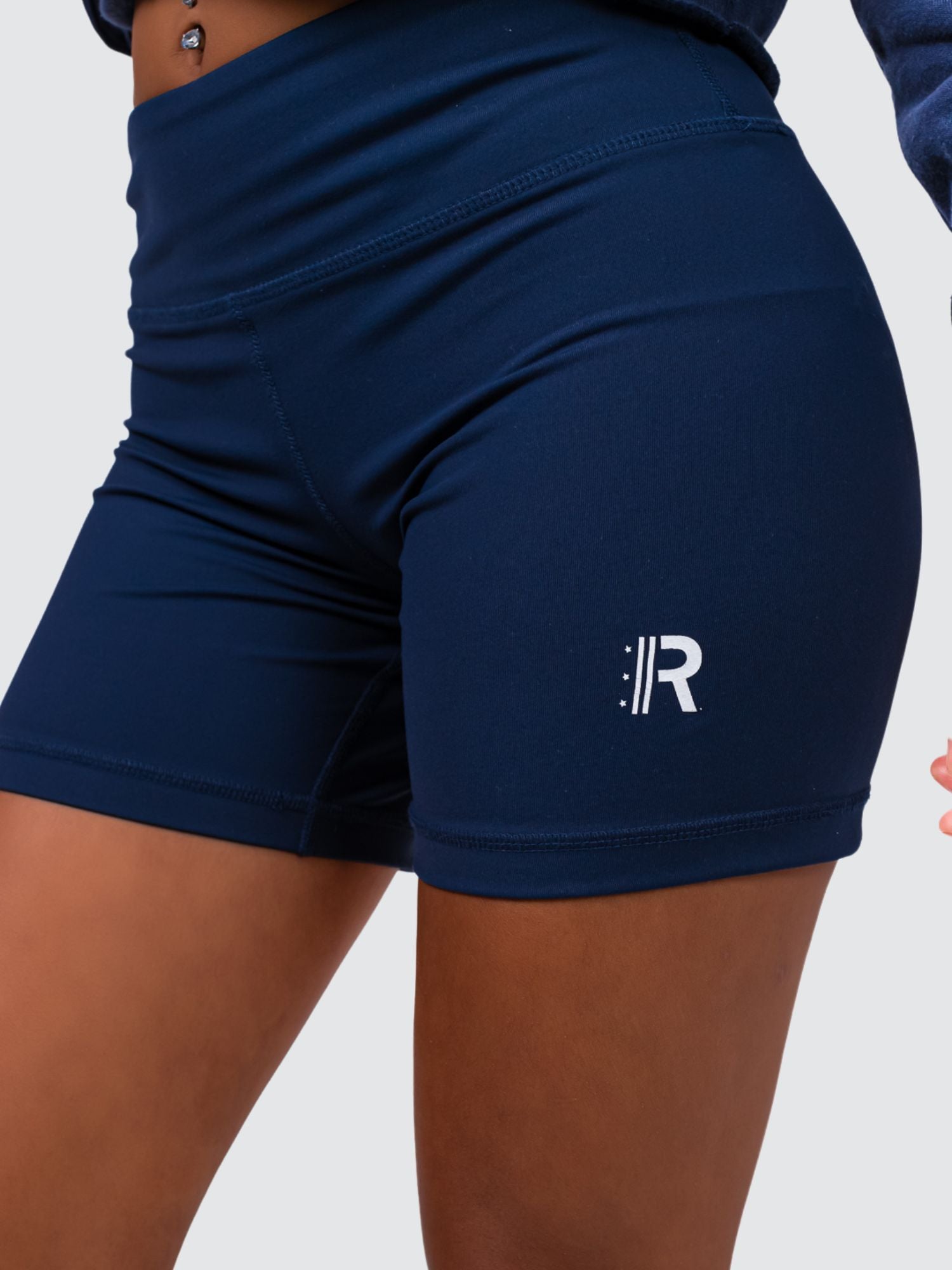 Rapteez® OG Logo Biker Shorts | Navy
