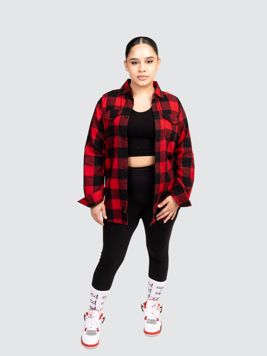 Syced Siced Cised Flannel | Red