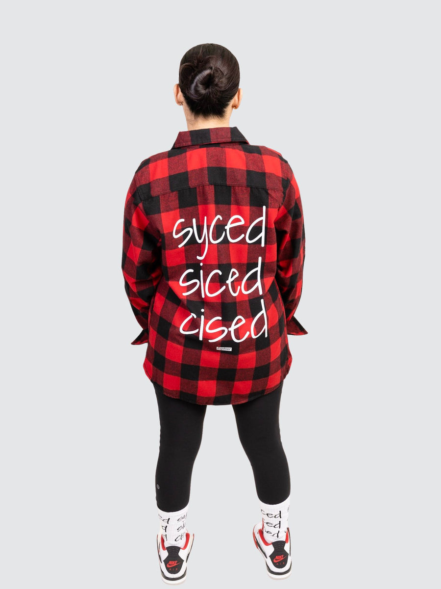 Syced Siced Cised Flannel | Red