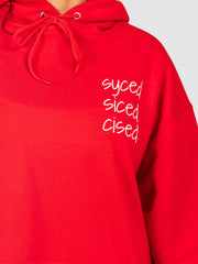 Syced Siced Cised Champion® Hoodie | Red