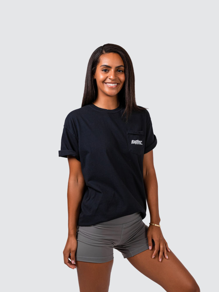 Rapteez® Streets Heavyweight Pocket Tee | Vintage Black