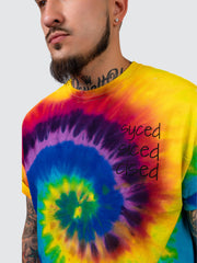 Syced Siced Cised Tie-Dye Tee | Rainbow